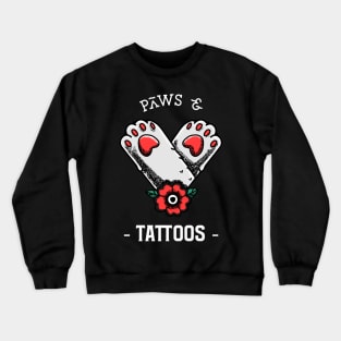 Paws and Tattoos Crewneck Sweatshirt